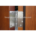 3/4 Scroll Top 2 Panel Fogglass Manogany Door